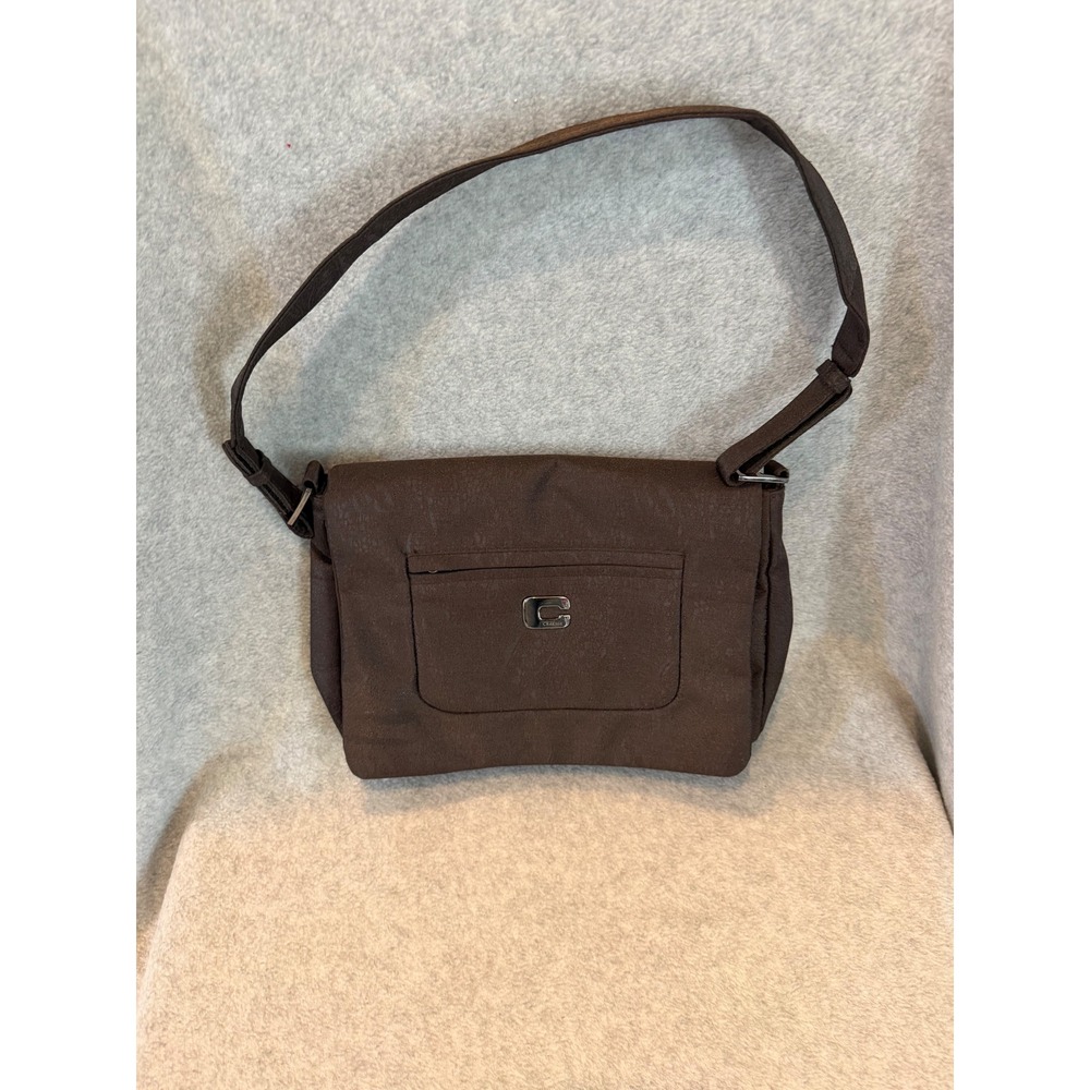 Chenson Brown Paisley Jacquard Shoulder Bag Women Medium Messenger Flap Purse